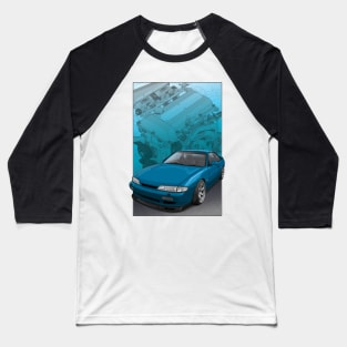 S14 zenki with SR20 background. Baseball T-Shirt